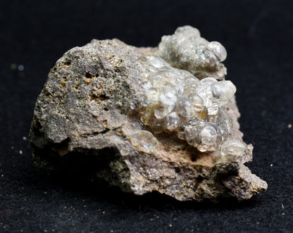 Mexican Hyalite Opal Collector Grade Specimen Stone on Matrix - UV Reactive Fluorescent - 66 grams #14