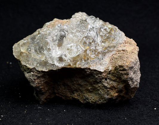 Mexican Hyalite Opal Collector Grade Specimen Stone on Matrix - UV Reactive Fluorescent - 105 grams #15