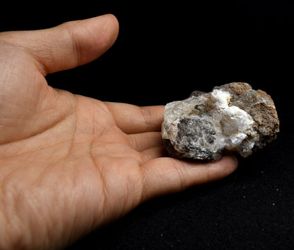 Mexican Hyalite Opal Collector Grade Specimen Stone, with Chalcedony, on Matrix - UV Reactive Fluorescent - 96 grams #16