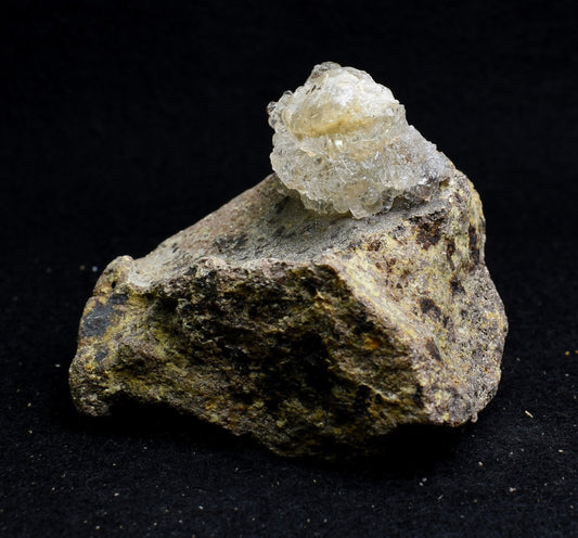 Mexican Hyalite Opal Collector Grade Specimen Stone on Matrix - UV Reactive Fluorescent - 81 grams #17