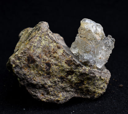 Mexican Hyalite Opal Collector Grade Specimen Stone on Matrix - UV Reactive Fluorescent - 81 grams #17