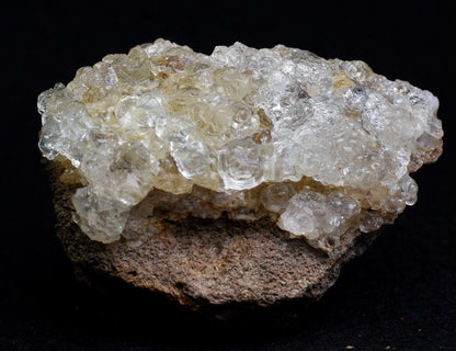 Mexican Hyalite Opal Collector Grade Specimen Stone on Matrix - UV Reactive Fluorescent - 54 grams #20
