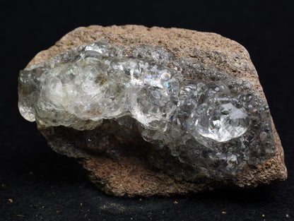 Mexican Hyalite Opal Collector Grade Specimen Stone on Matrix - UV Reactive Fluorescent - 59 grams #24