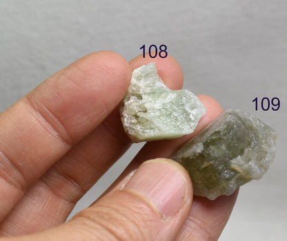 Natural Green Herderite, RARE, Synergy 12, Crystal Specimen from Pakistan - 12 Options