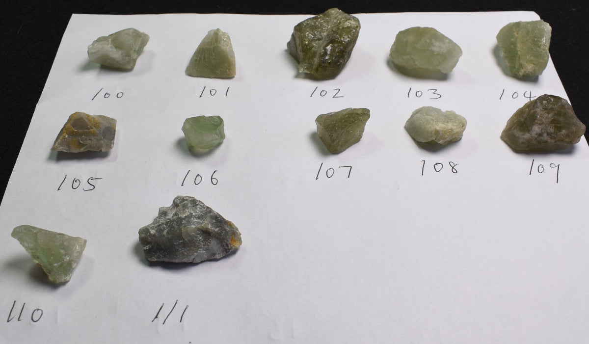 Natural Green Herderite, RARE, Synergy 12, Crystal Specimen from Pakistan - 12 Options