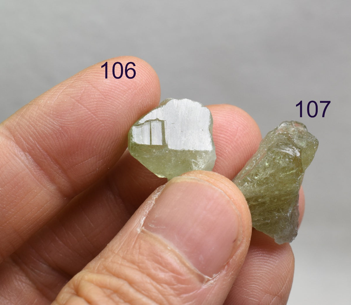 Natural Green Herderite, RARE, Synergy 12, Crystal Specimen from Pakistan - 12 Options