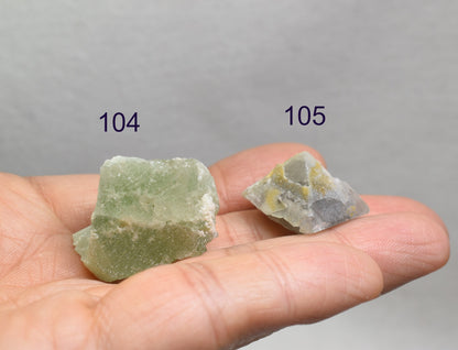 Natural Green Herderite, RARE, Synergy 12, Crystal Specimen from Pakistan - 12 Options