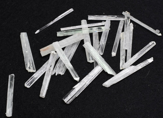 Natural Scolecite Stick, Synergy 12, Raw Crystal Specimen from India - 1 Count