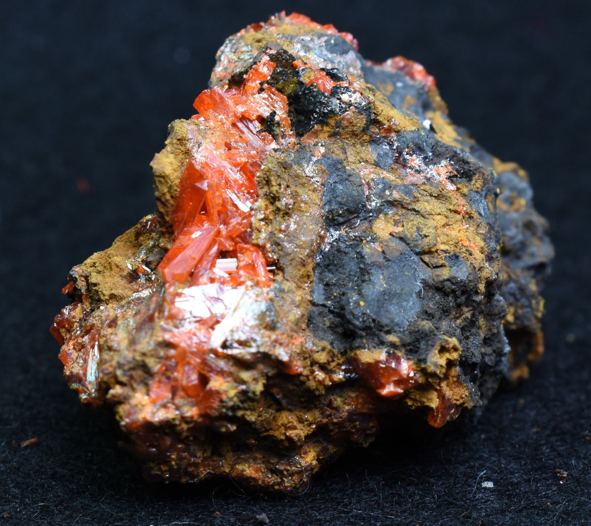 Crocoite Rare Mineral, from Red Lead Mine, Tasmania, Australia - 40 grams - 4cm #15