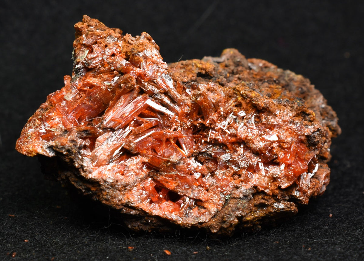 Crocoite Rare Mineral, from Red Lead Mine, Tasmania, Australia - 52 grams - 5cm #16