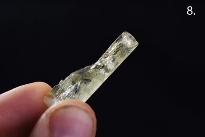 Heliodor Raw Green Yellow Beryl Crystal Specimen - 8 Sizes - 1 Count - Group 05