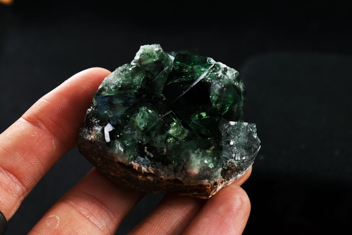 Diana Maria Fluorite Raw Cluster Specimen - Sourced UK - 96 grams #406