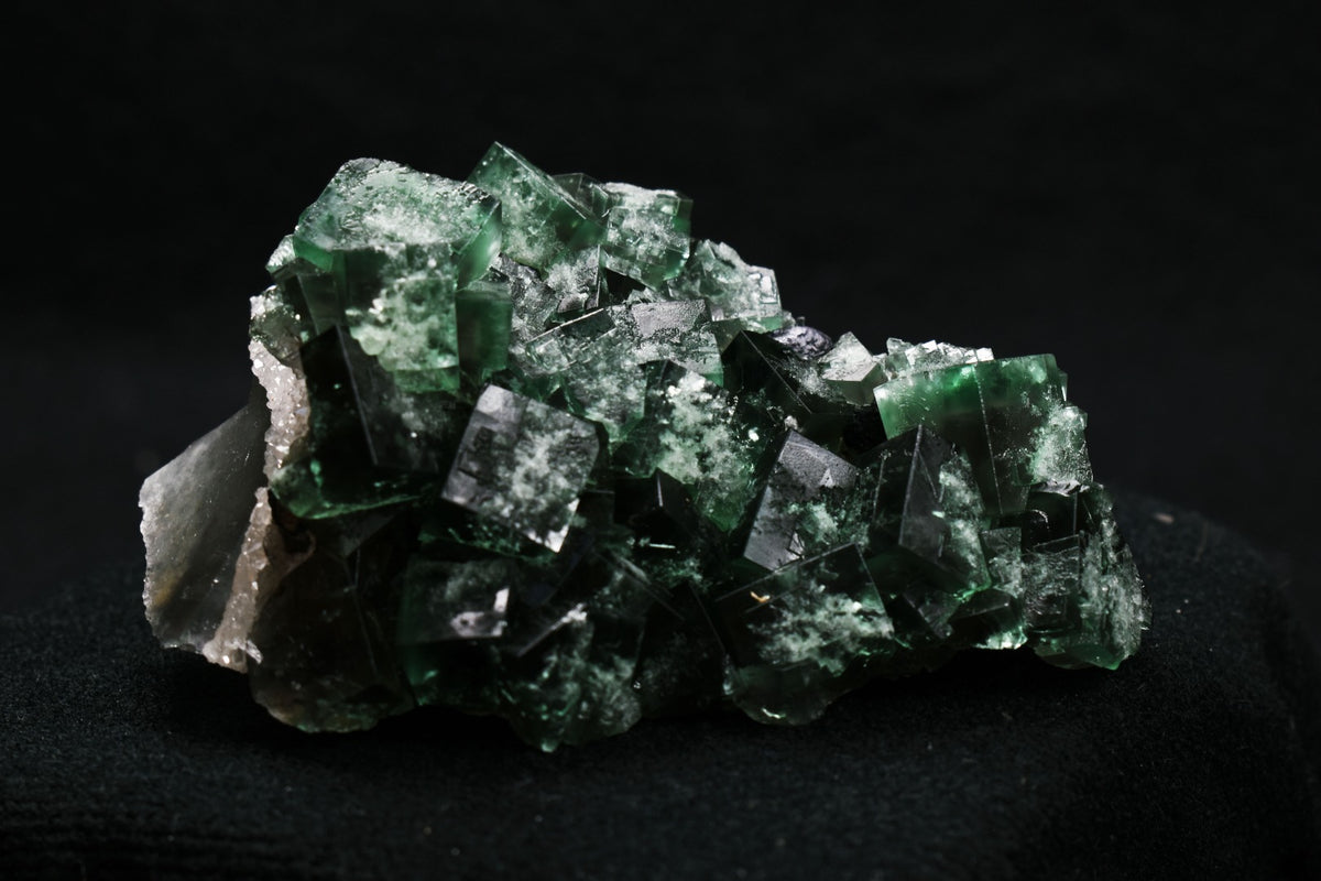 Diana Maria Fluorite Raw Cluster Specimen with Galena and Quartz - Sourced UK - 127 grams #412