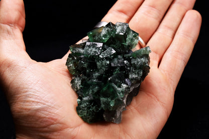 Diana Maria Fluorite Raw Cluster Specimen with Galena and Quartz - Sourced UK - 127 grams #412