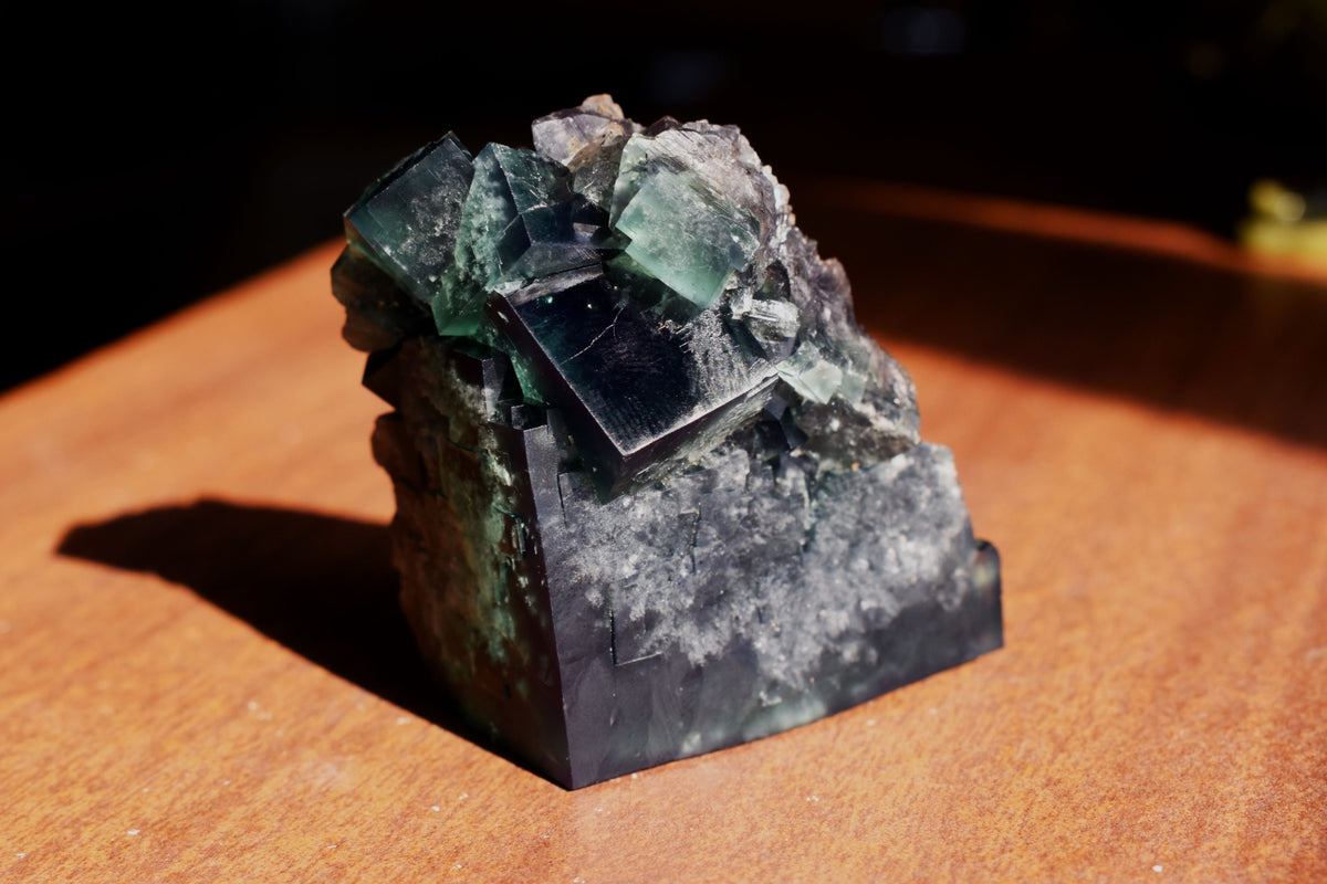 Diana Maria Fluorite Raw Cluster Specimen - Sourced UK - 103 grams #414