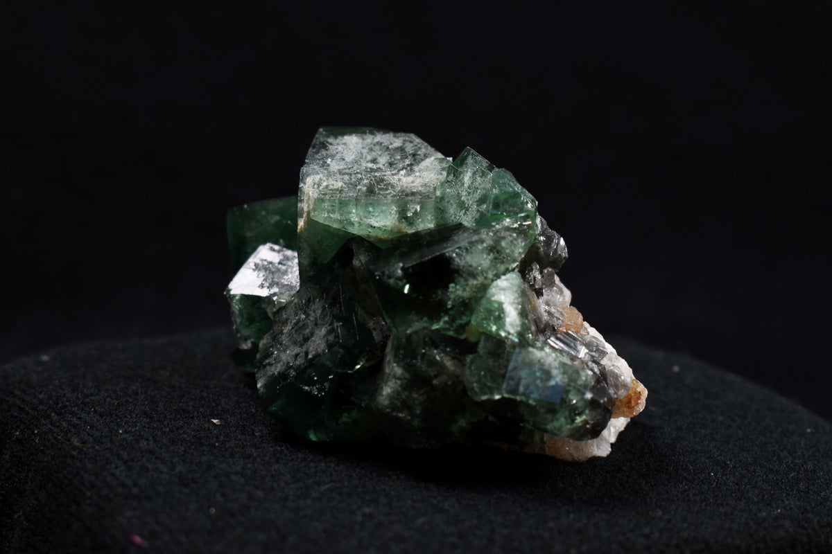 Diana Maria Fluorite Raw Cluster Specimen with Quartz - Sourced UK - 105 grams #416