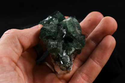 Diana Maria Fluorite Raw Cluster Specimen with Quartz - Sourced UK - 105 grams #416