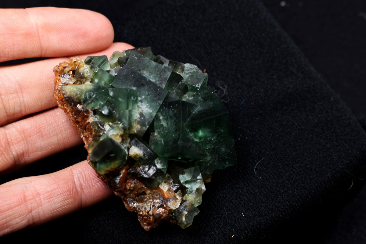 Diana Maria Fluorite Raw Cluster Specimen - Sourced UK - 117 grams #421