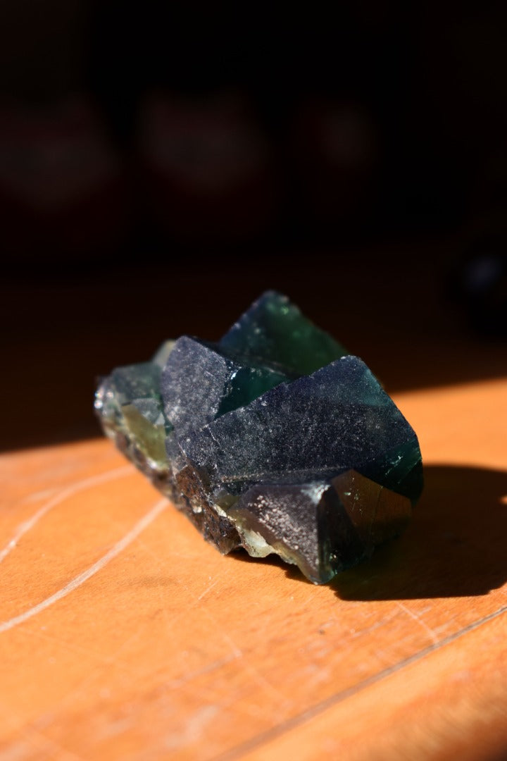 Diana Maria Fluorite Raw Cluster Specimen - Sourced UK - 59 grams #423