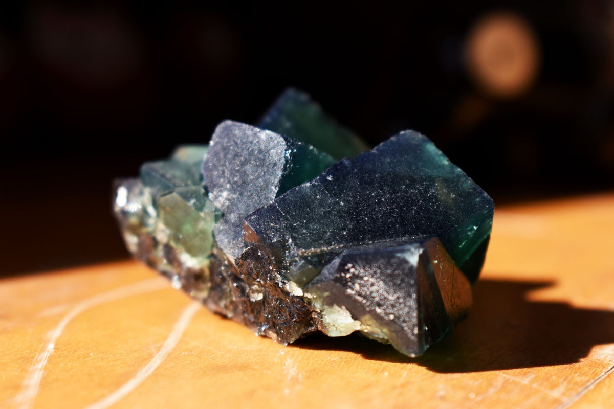 Diana Maria Fluorite Raw Cluster Specimen - Sourced UK - 59 grams #423