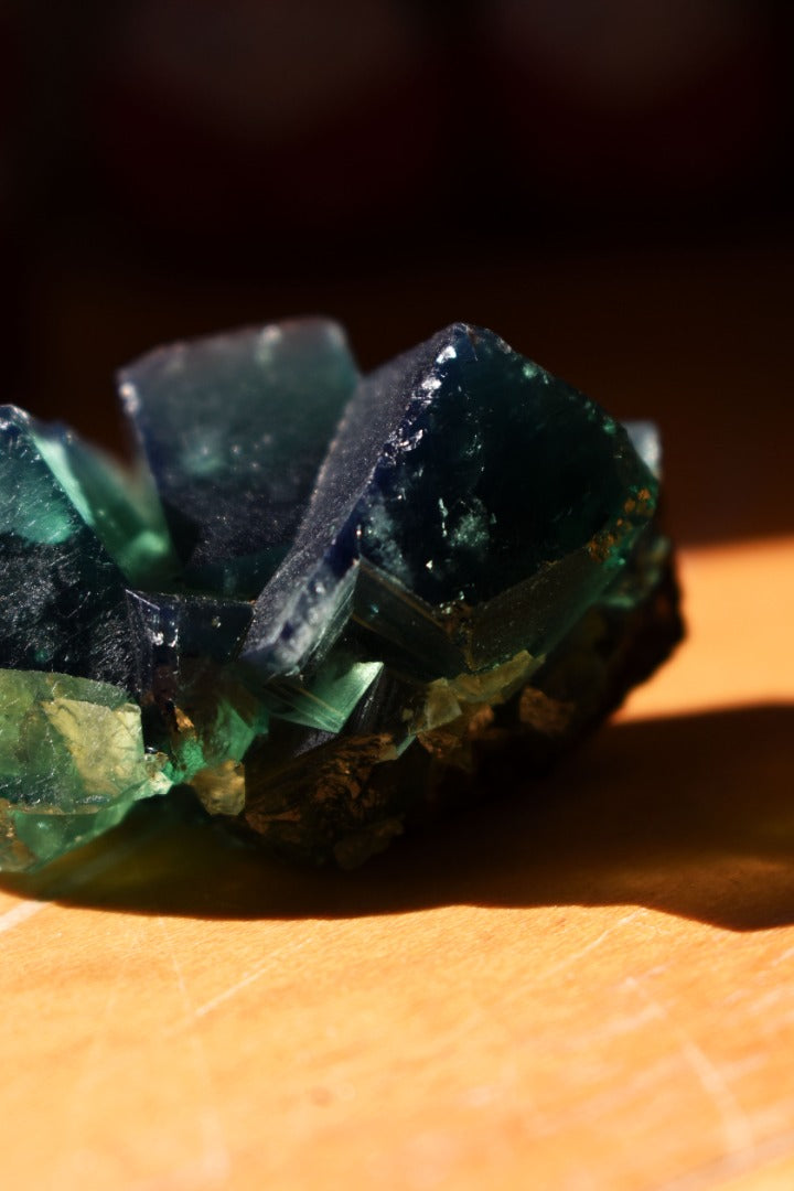 Diana Maria Fluorite Raw Cluster Specimen - Sourced UK - 59 grams #423