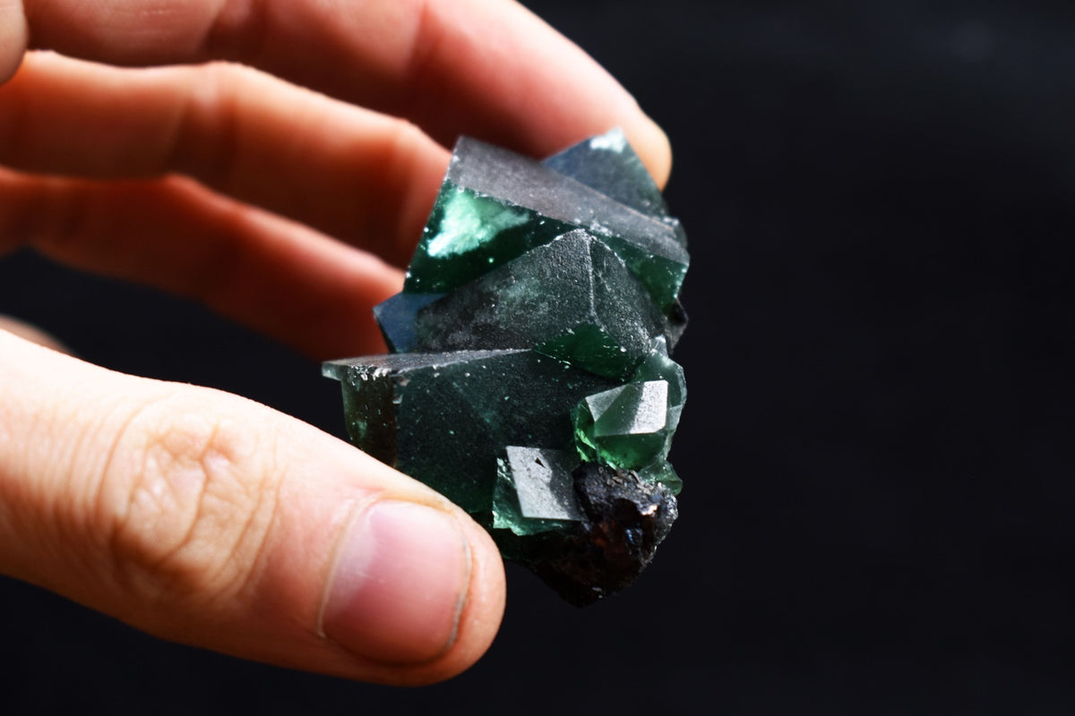 Diana Maria Fluorite Raw Cluster Specimen - Sourced UK - 59 grams #423