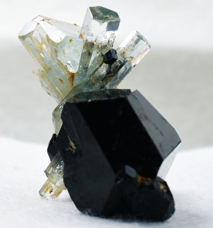 Beryl var. Aquamarine with Schorl Black Tourmaline from Erongo Mountains, Namibia - 37.2 grams #A15