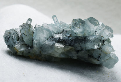 Beryl var. Aquamarine with Schorl Black Tourmaline from Erongo Mountains, Namibia - 43.7 grams #A24