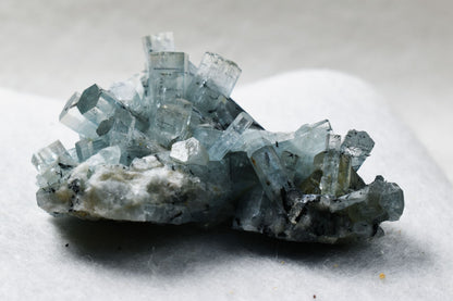Beryl var. Aquamarine with Schorl Black Tourmaline from Erongo Mountains, Namibia - 43.7 grams #A24