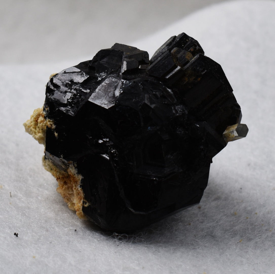 Beryl var. Aquamarine in Schorl Black Tourmaline from Erongo Mountains, Namibia - 32.8 grams #A25