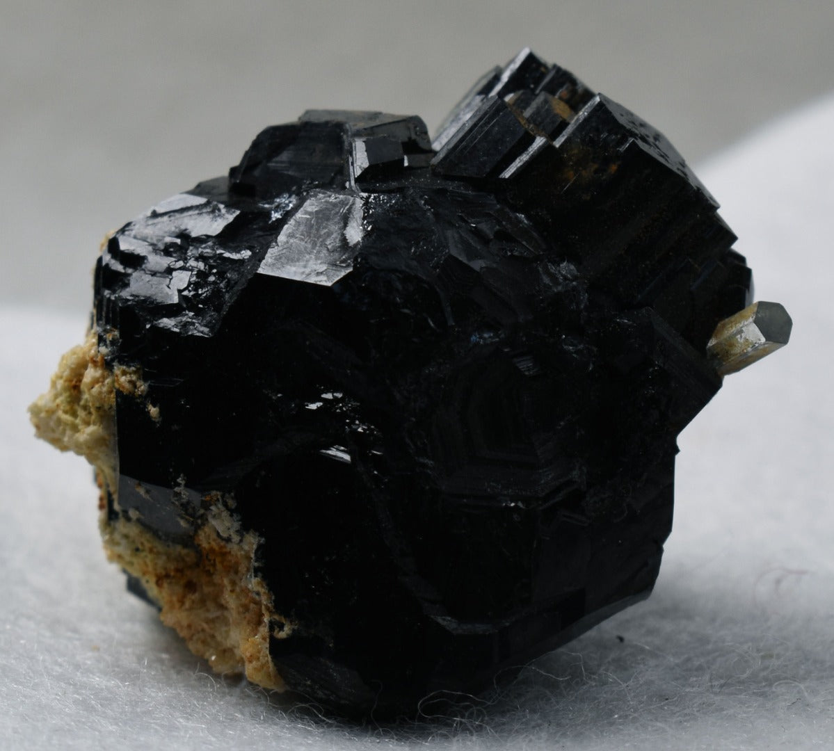 Beryl var. Aquamarine in Schorl Black Tourmaline from Erongo Mountains, Namibia - 32.8 grams #A25