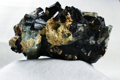 Large Beryl var. Aquamarine with Schorl Black Tourmaline & Feldspar from Erongo Mountains, Namibia - 1687 grams #A27