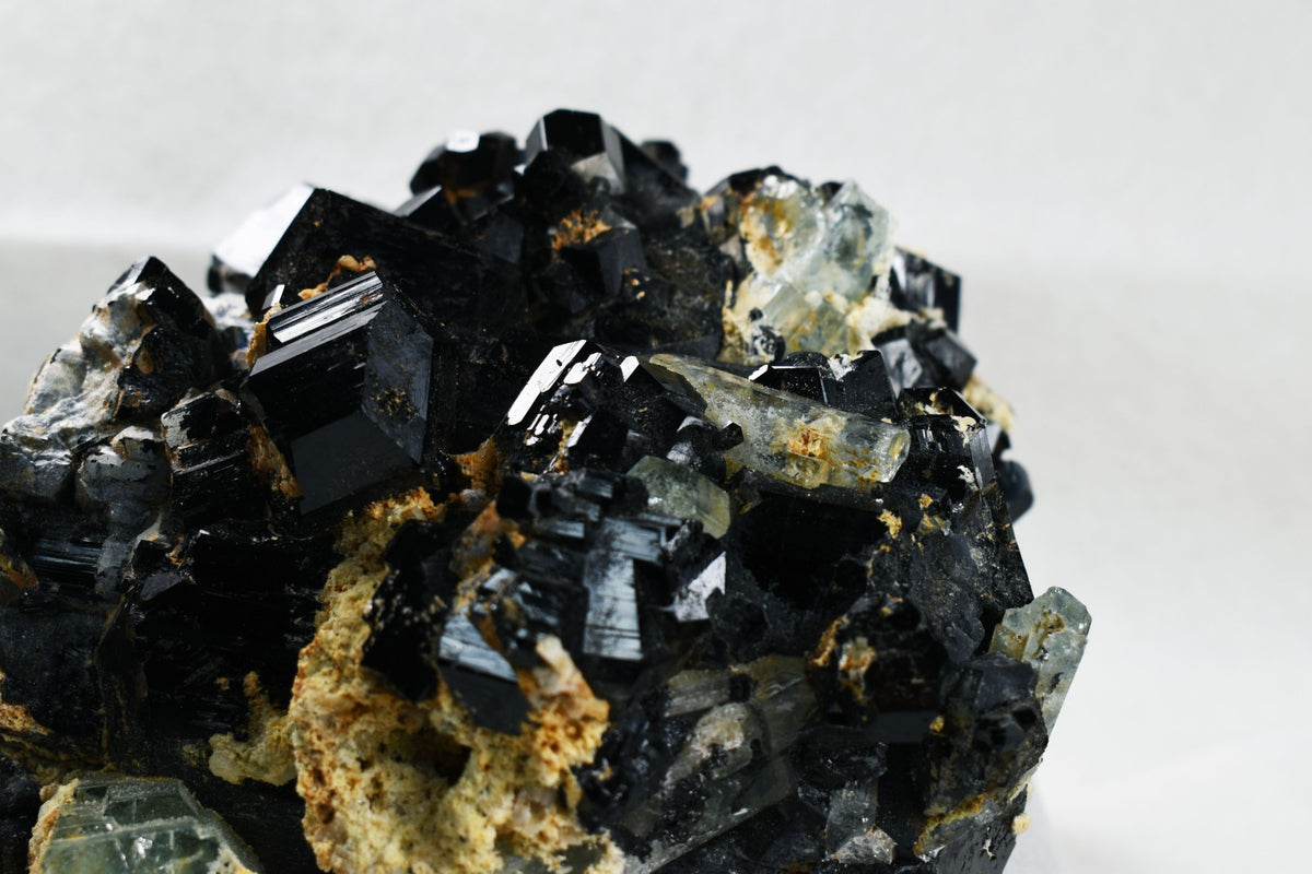 Large Beryl var. Aquamarine with Schorl Black Tourmaline & Feldspar from Erongo Mountains, Namibia - 1687 grams #A27
