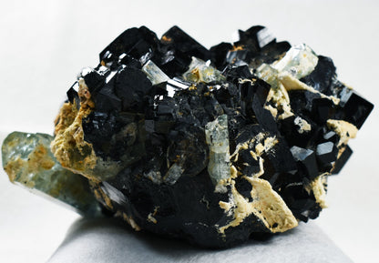 Large Beryl var. Aquamarine with Schorl Black Tourmaline & Feldspar from Erongo Mountains, Namibia - 1687 grams #A27