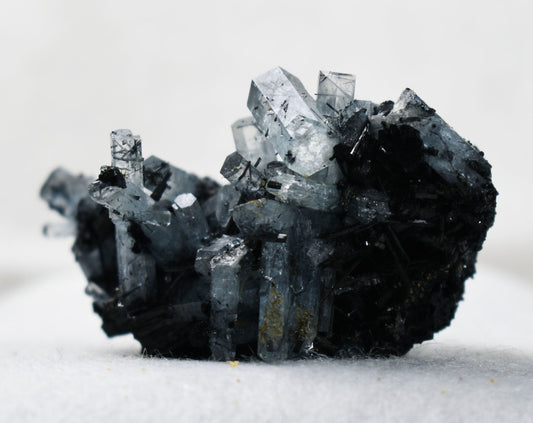 Beryl var. Aquamarine with Schorl Black Tourmaline from Erongo Mountains, Namibia - 35.5 grams #A30