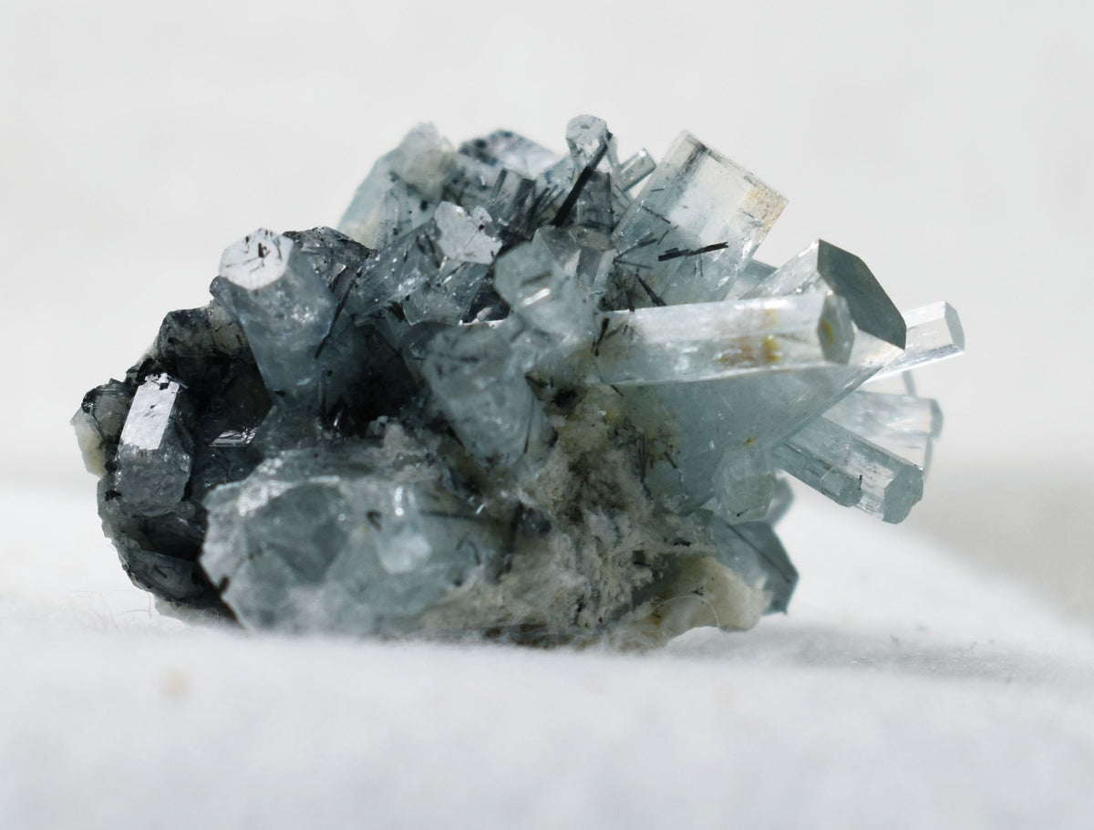 Beryl var. Aquamarine with Schorl Black Tourmaline from Erongo Mountains, Namibia - 27.9 grams #A31