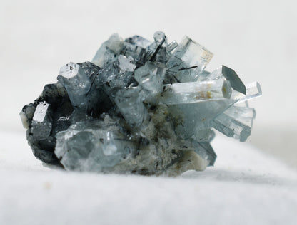 Beryl var. Aquamarine with Schorl Black Tourmaline from Erongo Mountains, Namibia - 27.9 grams #A31