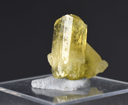 Brazilianite Crystal Cluster - from Linopolis, Minas Gerais, Brazil, museum quality, 3.4g