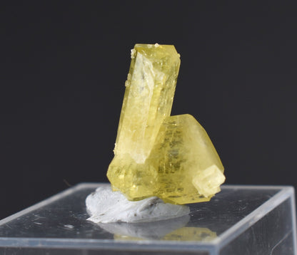 Brazilianite Crystal Cluster - from Linopolis, Minas Gerais, Brazil, museum quality, 3.4g