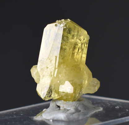 Brazilianite Crystal Cluster - from Linopolis, Minas Gerais, Brazil, museum quality, 3.4g