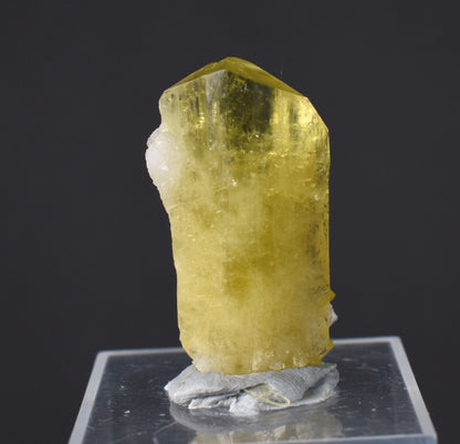 Brazilianite Crystal Cluster with Albite & Muscovite - from Linopolis, Minas Gerais, Brazil, museum quality, 7.8g