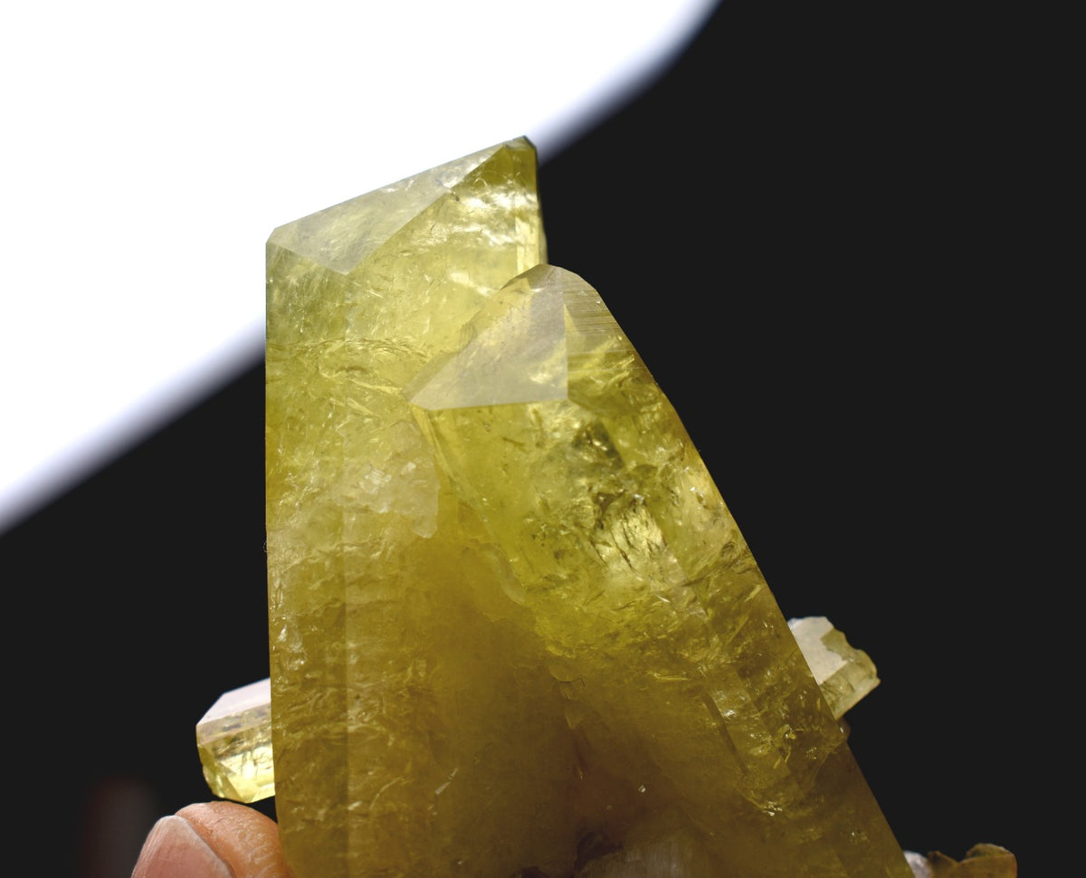 Brazilianite Crystal Cluster with Albite & Muscovite - from Linopolis, Minas Gerais, Brazil, museum quality, 50g