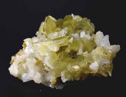 Brazilianite Crystal Cluster with Albite & Muscovite - from Linopolis, Minas Gerais, Brazil, museum quality, 449g
