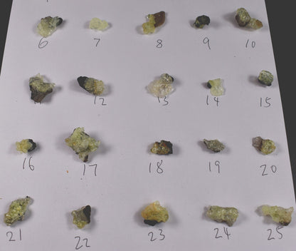 Fluorescent Hyalite Opal with Smoky Quartz, Black Tourmaline - Mineral from Erongo Mountains Namibia UV reactive, 30 Options