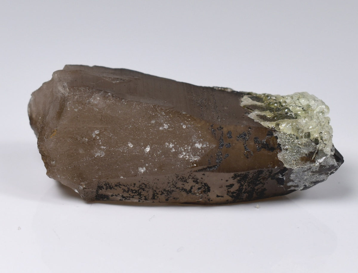 Fluorescent Hyalite Opal with Smoky Quartz - Mineral from Erongo Mountains Namibia, 50 grams