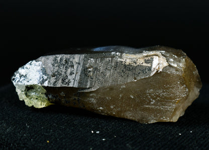 Fluorescent Hyalite Opal with Smoky Quartz - Mineral from Erongo Mountains Namibia, 50 grams