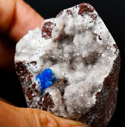 Rare Pentagonite Cluster with Stilbite On Matrix from Wagholi, Pune, India - 106 grams
