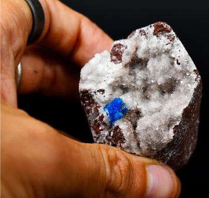 Rare Pentagonite Cluster with Stilbite On Matrix from Wagholi, Pune, India - 106 grams