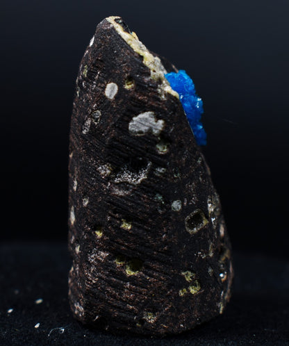 Rare Cavansite Cluster with Stilbite On Matrix from Wagholi, Pune, India - 27 grams