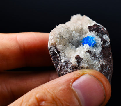 Rare Pentagonite Cluster with Stilbite On Matrix from Wagholi, Pune, India - 32 grams